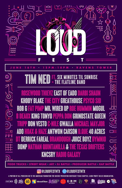 Houston Texas Announces Its Only Music Festival @LoudFestHTX @LoudMuzik