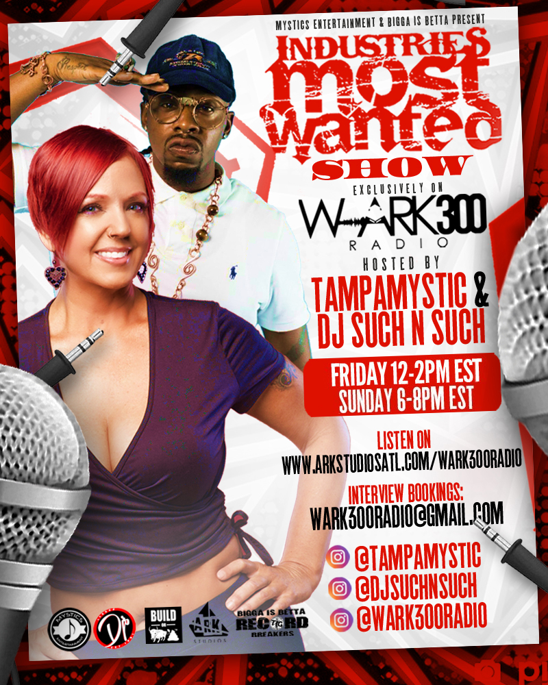 TampaMystic interviews SJ Beatz & Riqo on W-ARK 300 Radio, Industries Most Wanted Show