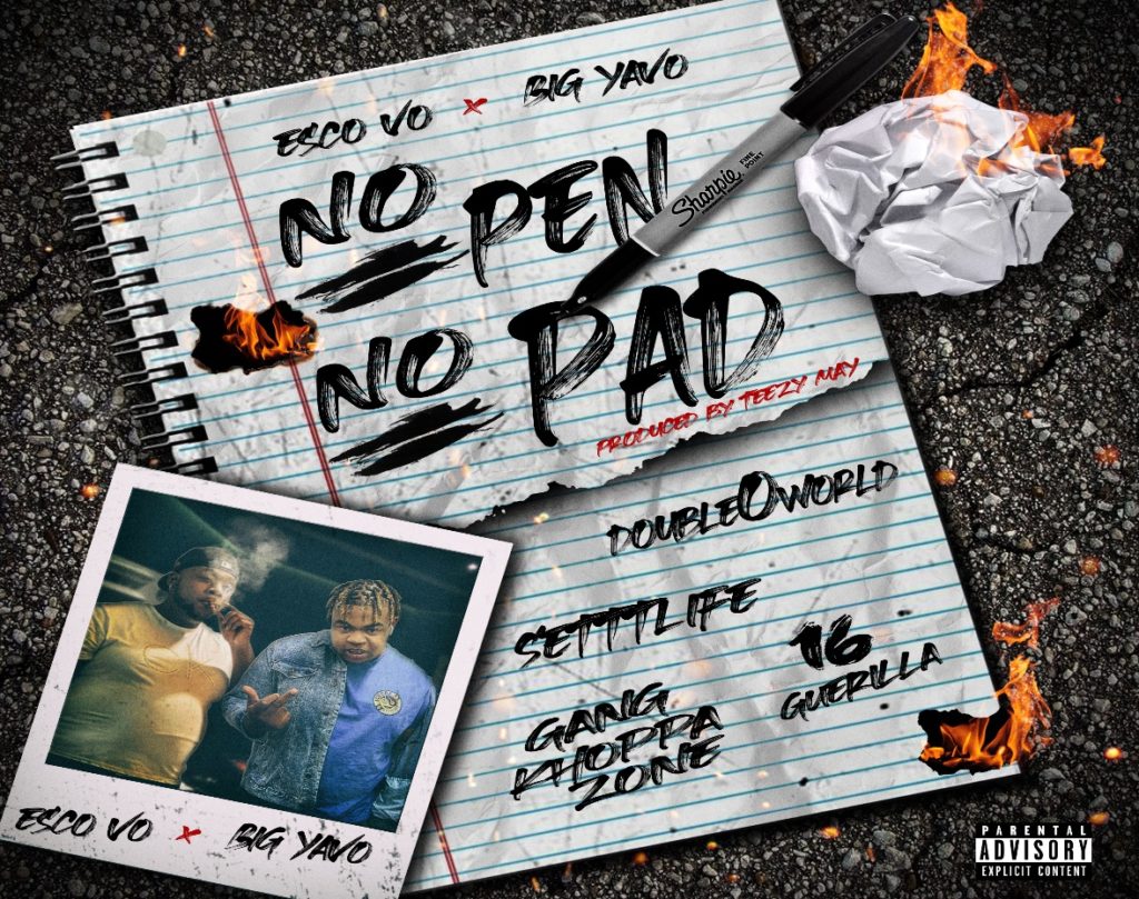 Esco Vo – Big Yavo No Pen No Pad (Official Video)