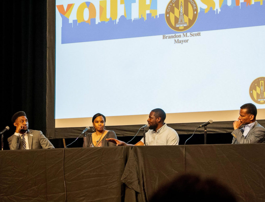 Former Motown Records recording artists Clarence KD McNair Gives Insightful Message at Mayor Brandon M. Scott Youth Summit