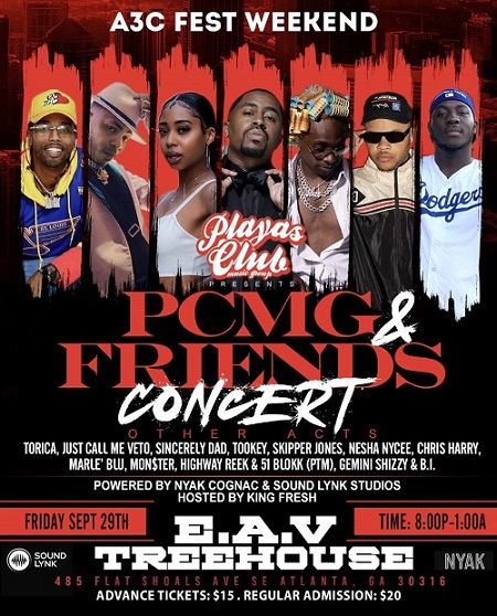 PCMG & Friends Concert During A3C Weekend Powered by Nyak Cognac